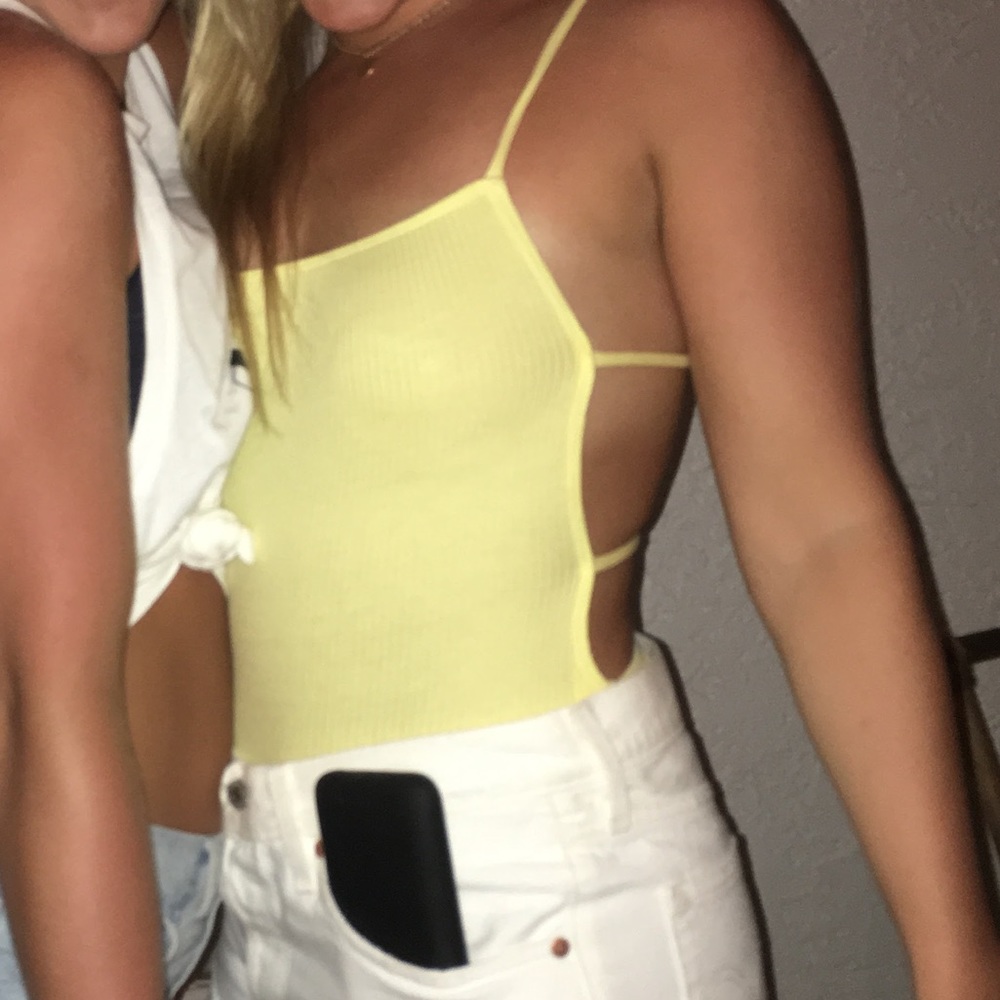 Urban outfitters yellow bodysuit